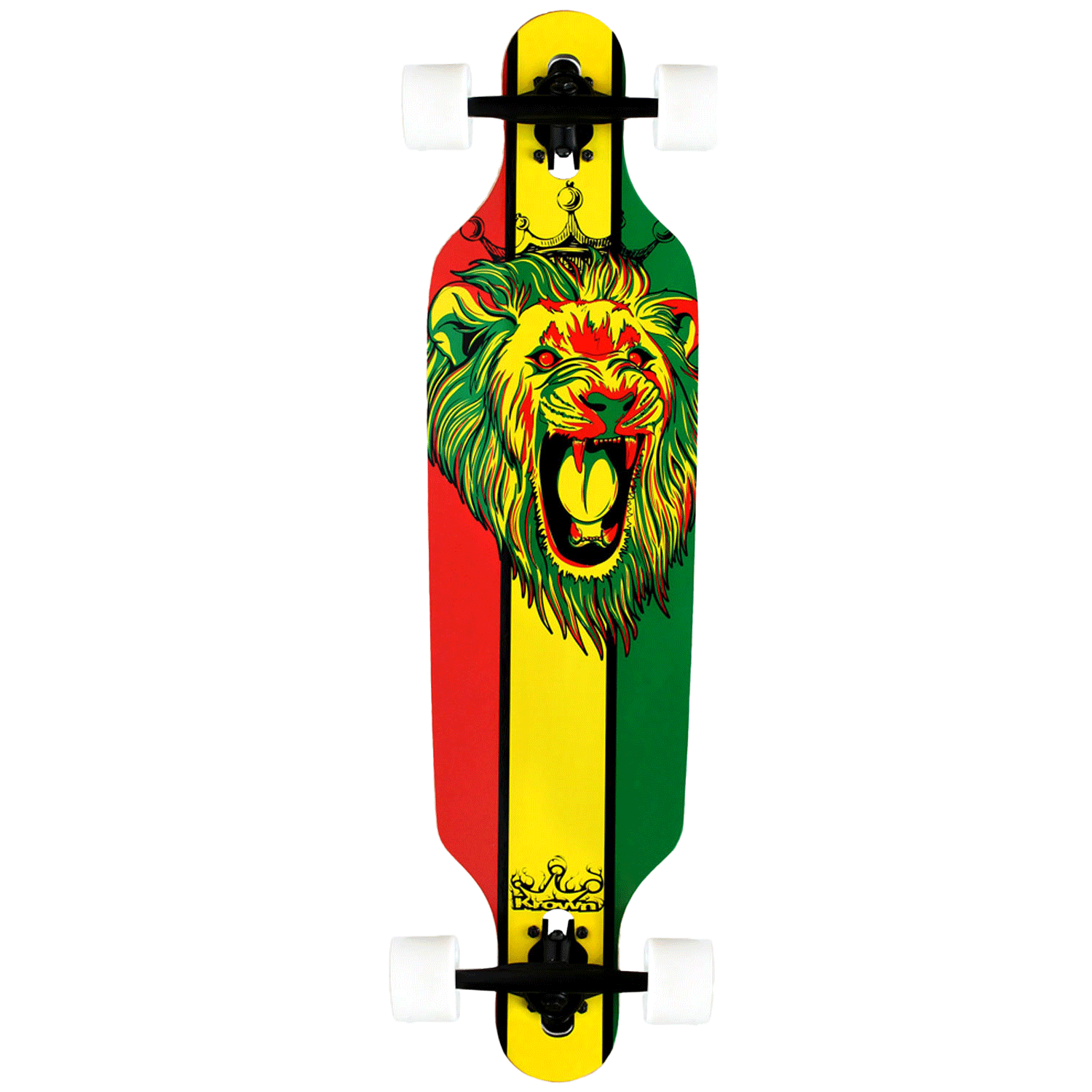 Krown Rookie Complete Skateboard - Cobra Graphic, 7.5" Deck Width, Ready To Ride