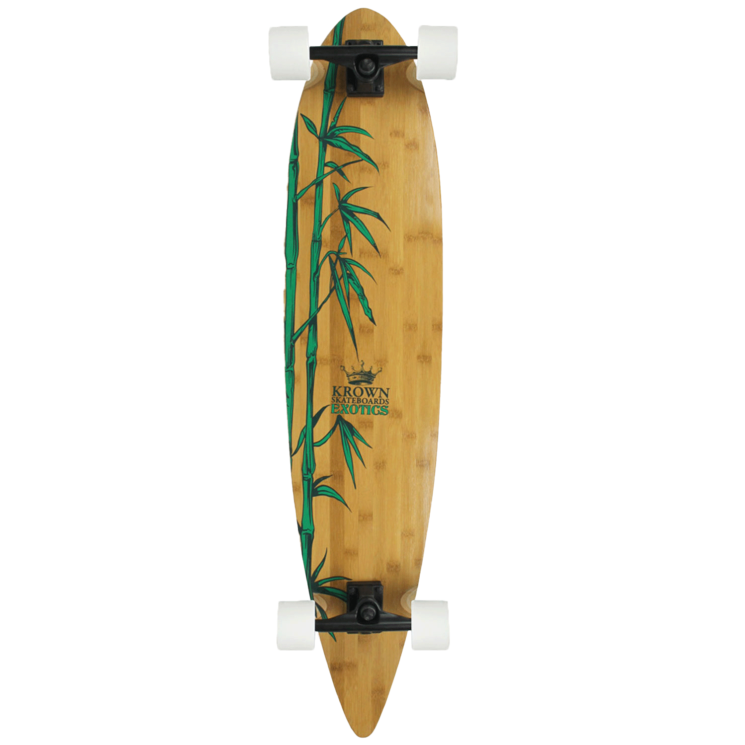 Krown Longboard Exotic Bamboo Pintail 9in x 43in