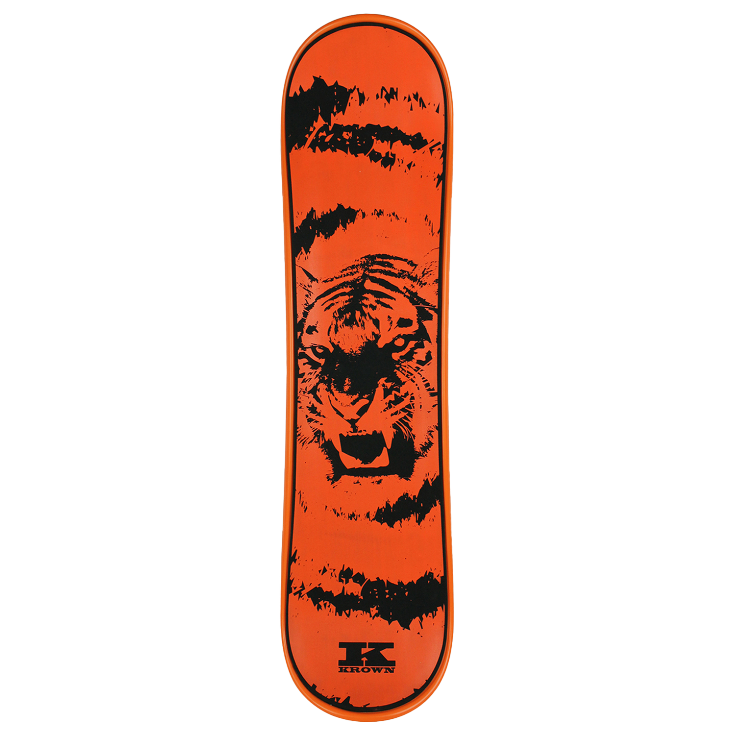 Krown Snowskate Tiger Orange 9in x 35in