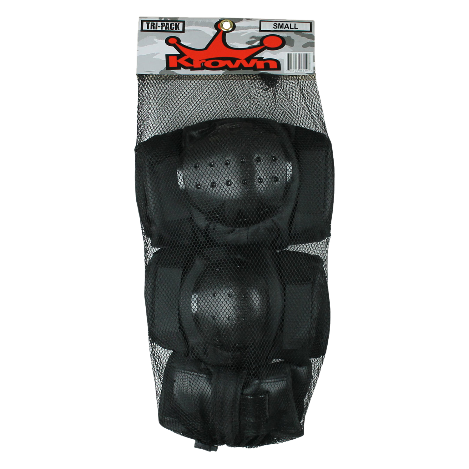 Krown Tri-Pack Skateboard Pads - Knee/Elbow/Wrist - Size Small