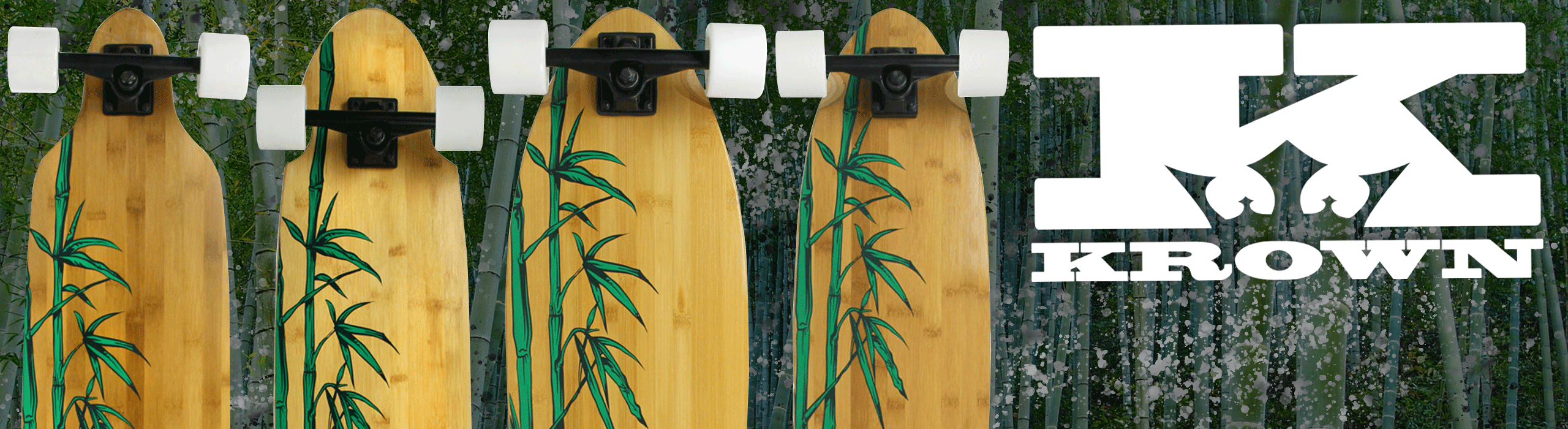 Krown Exotic Bamboo Longboard - Krown Skateboards